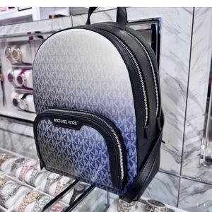 Michael Kors Black and Gray Men's Backpack